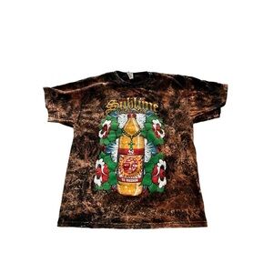 Sublime Bleach Dyed Tee Size Large